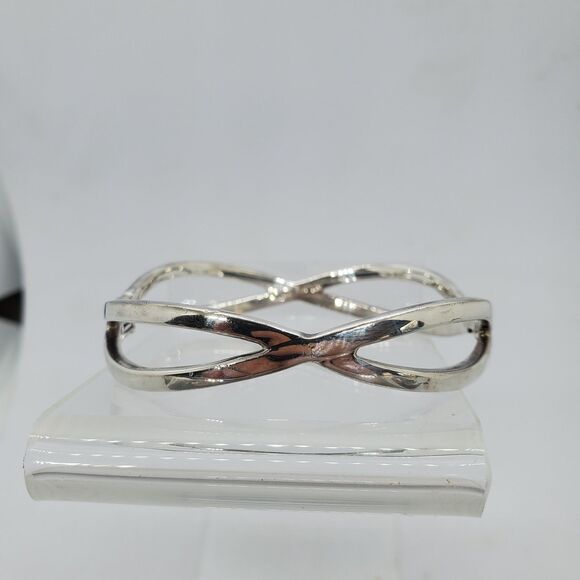 Jewelry - Sterling Silver Hinged Bracelet Bangle ATI 925